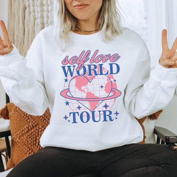 NWT Self Love World Tour Sweatshirt - Picture 6 of 6